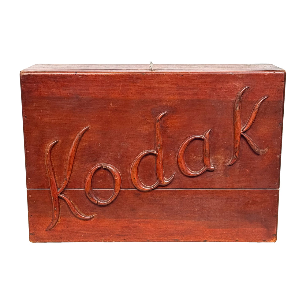 1930s Wood Kodak Salesman's Chest