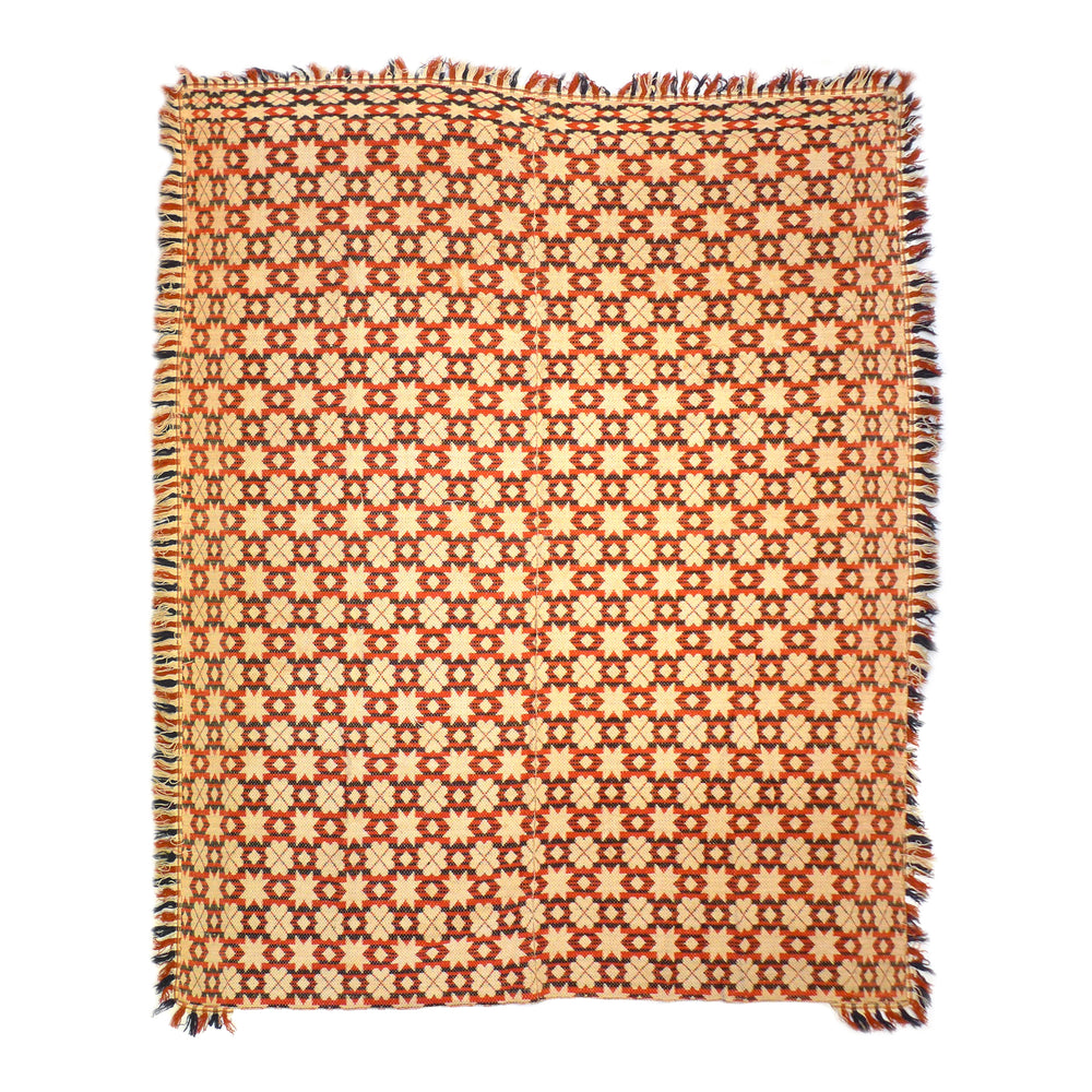 19th Century Woven Coverlet