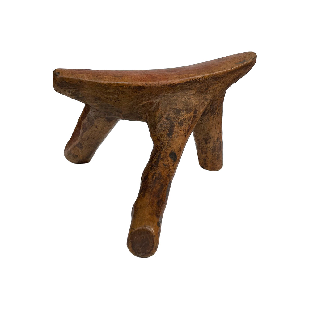 3-Legged African Wood Head Rest
