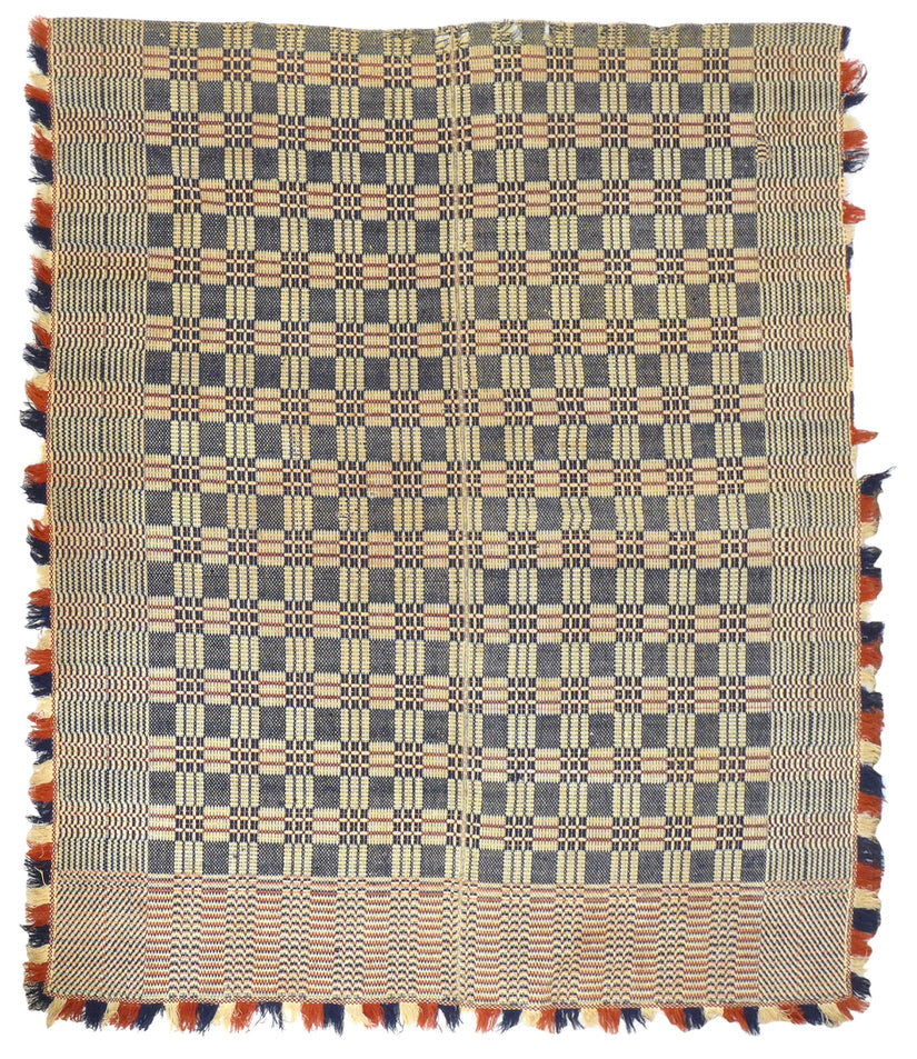 19th Century Woven Coverlet