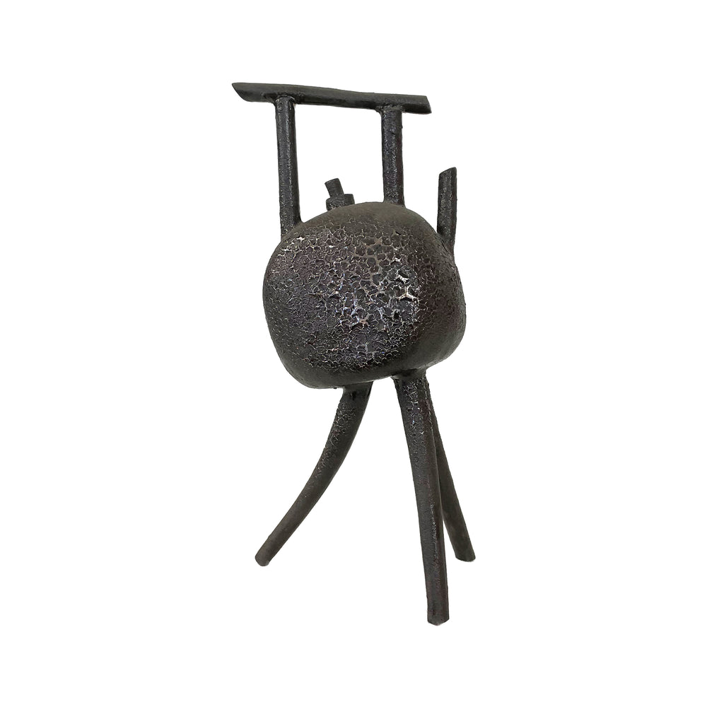 Surrealist Walking Teapot Sculpture by Pierrette Hammerling
