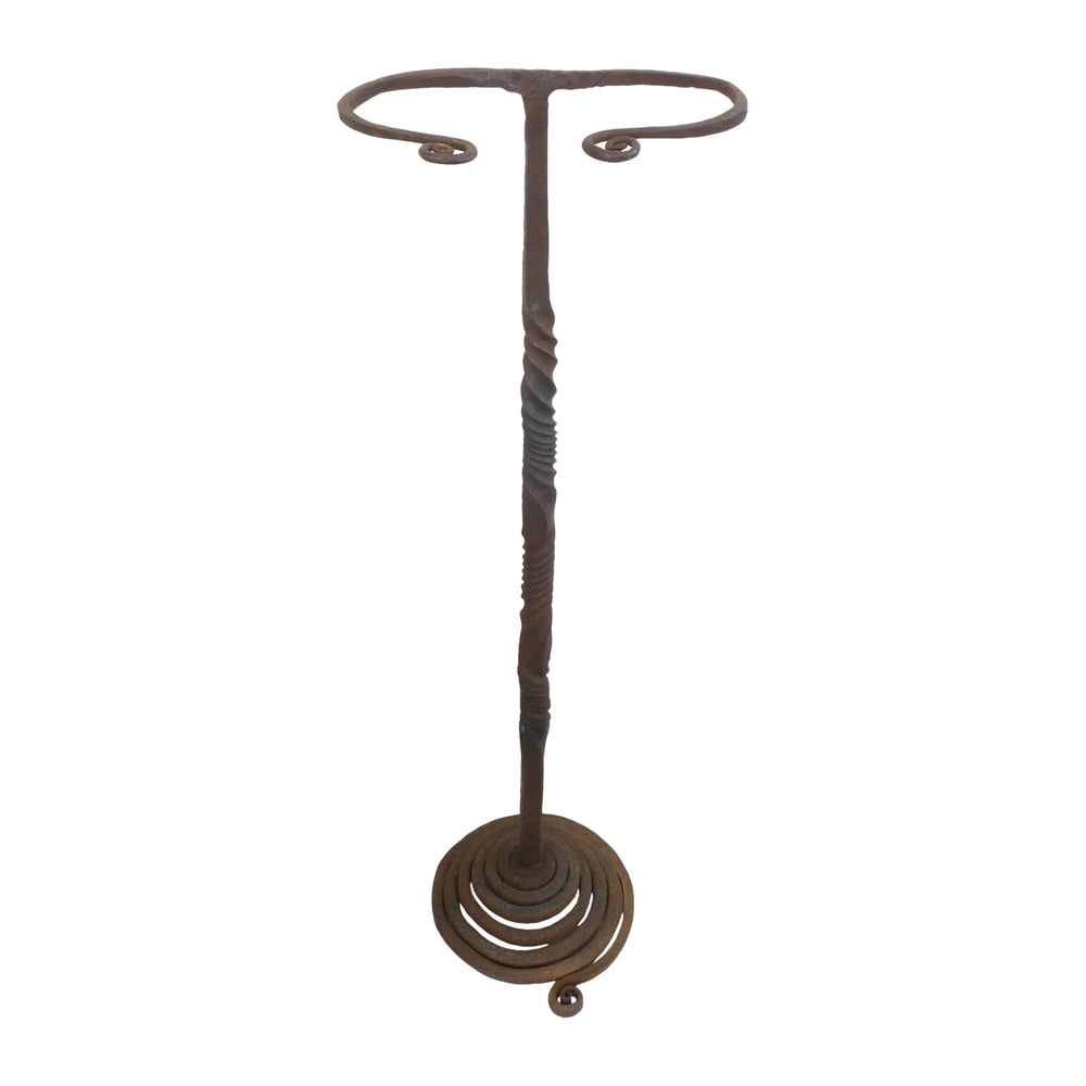 Art Nouveau Wrought Iron Umbrella Stand