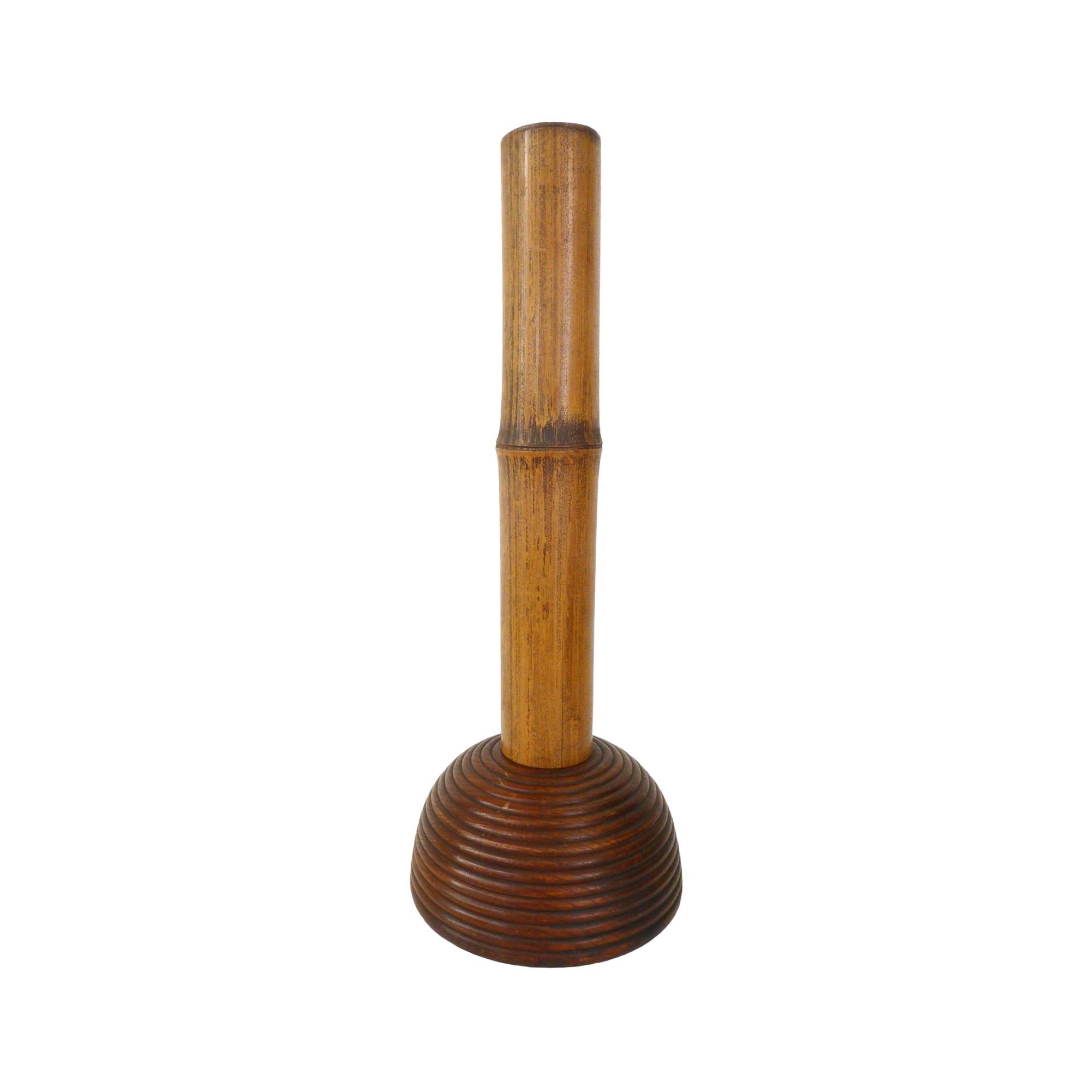 Bamboo & Turned Wood Vase