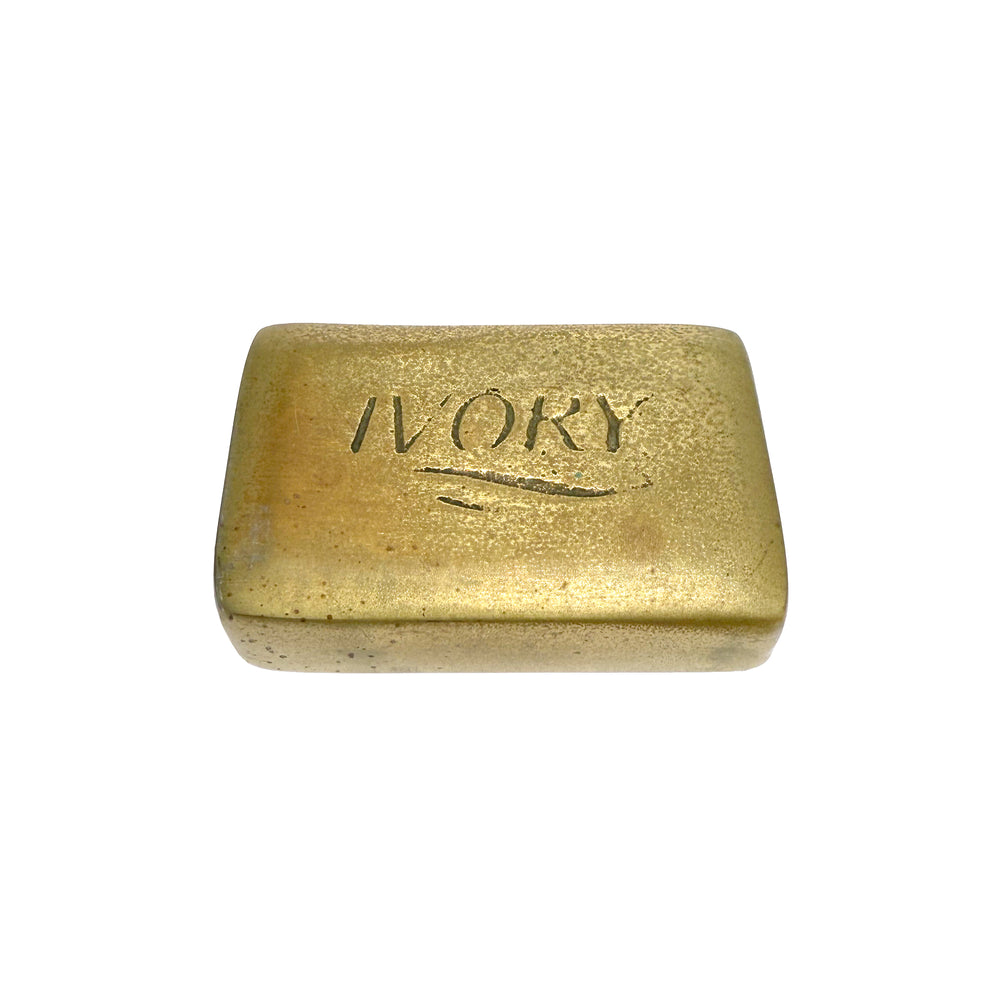 Cast Brass Ivory Soap Bar