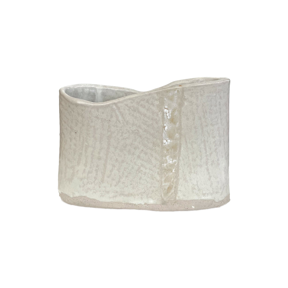Contemporary Biomorphic Studio Ceramic Vase