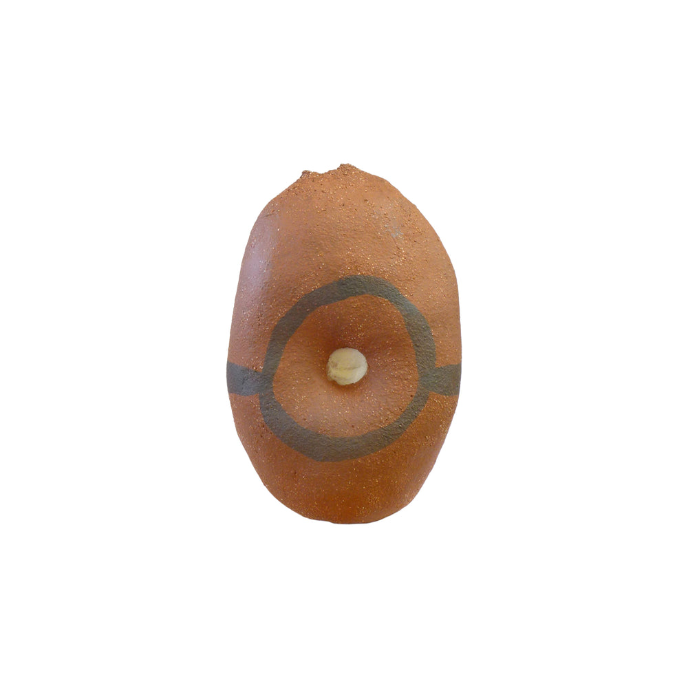 Contemporary Painted Stoneware Vessel of the Rare Earth Series by Justin Hoffman