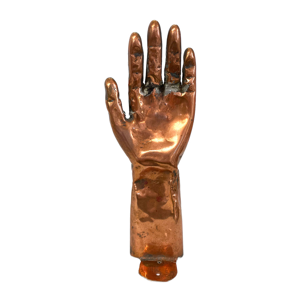 Copper Glove Sculpture