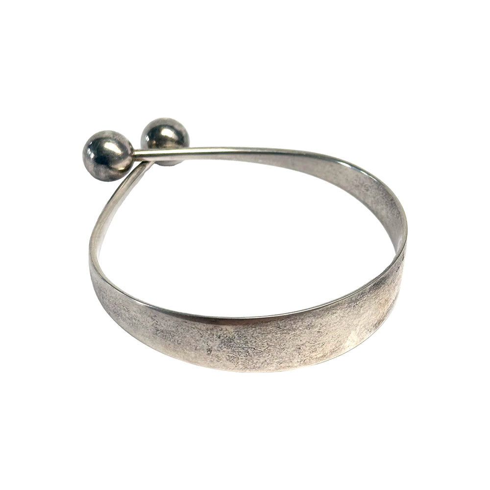 Danish Modernist Sterling Silver Bracelet by Hans Hansen