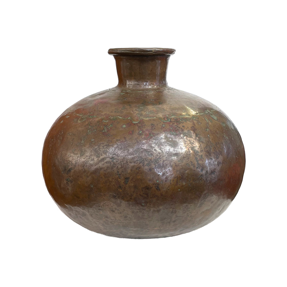 Early 20th Century Hammered Copper Vessel