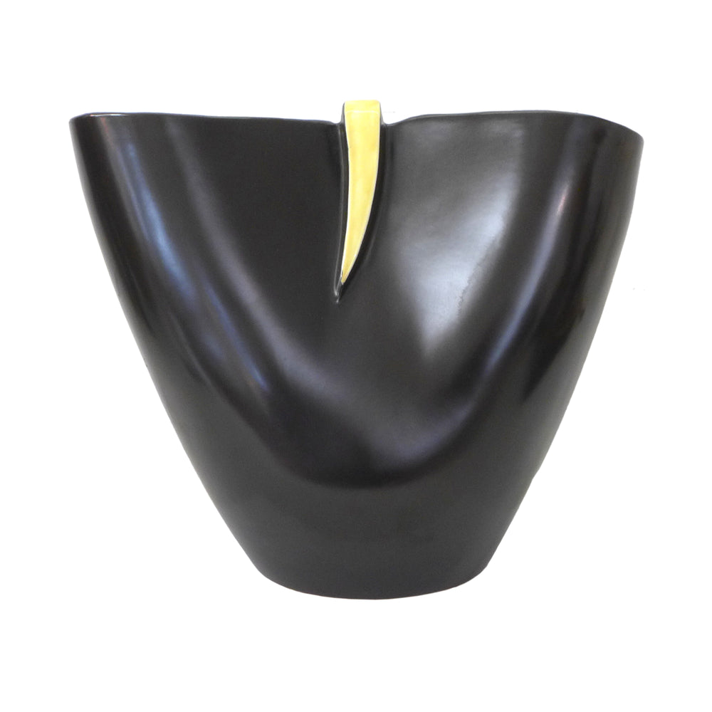 European Studio Ceramic Pouch Vase