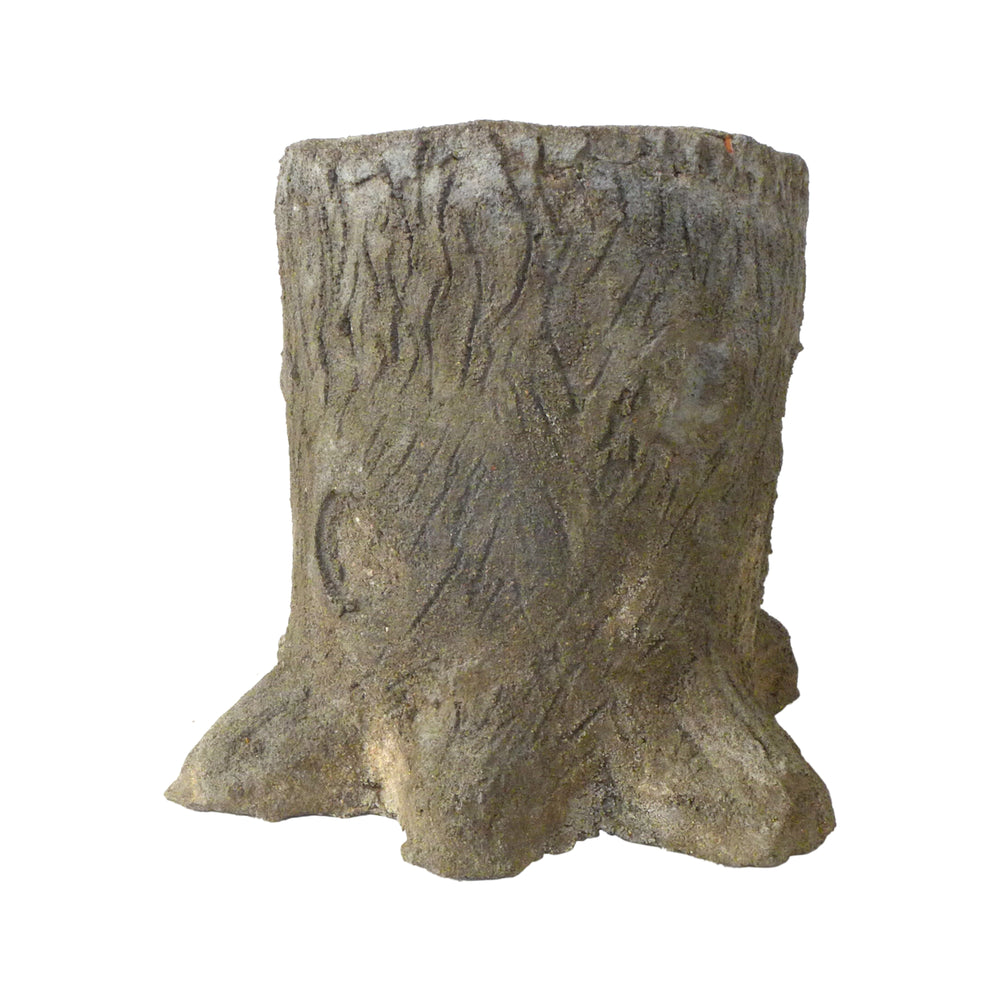 Faux Bois Cast Concrete Planter