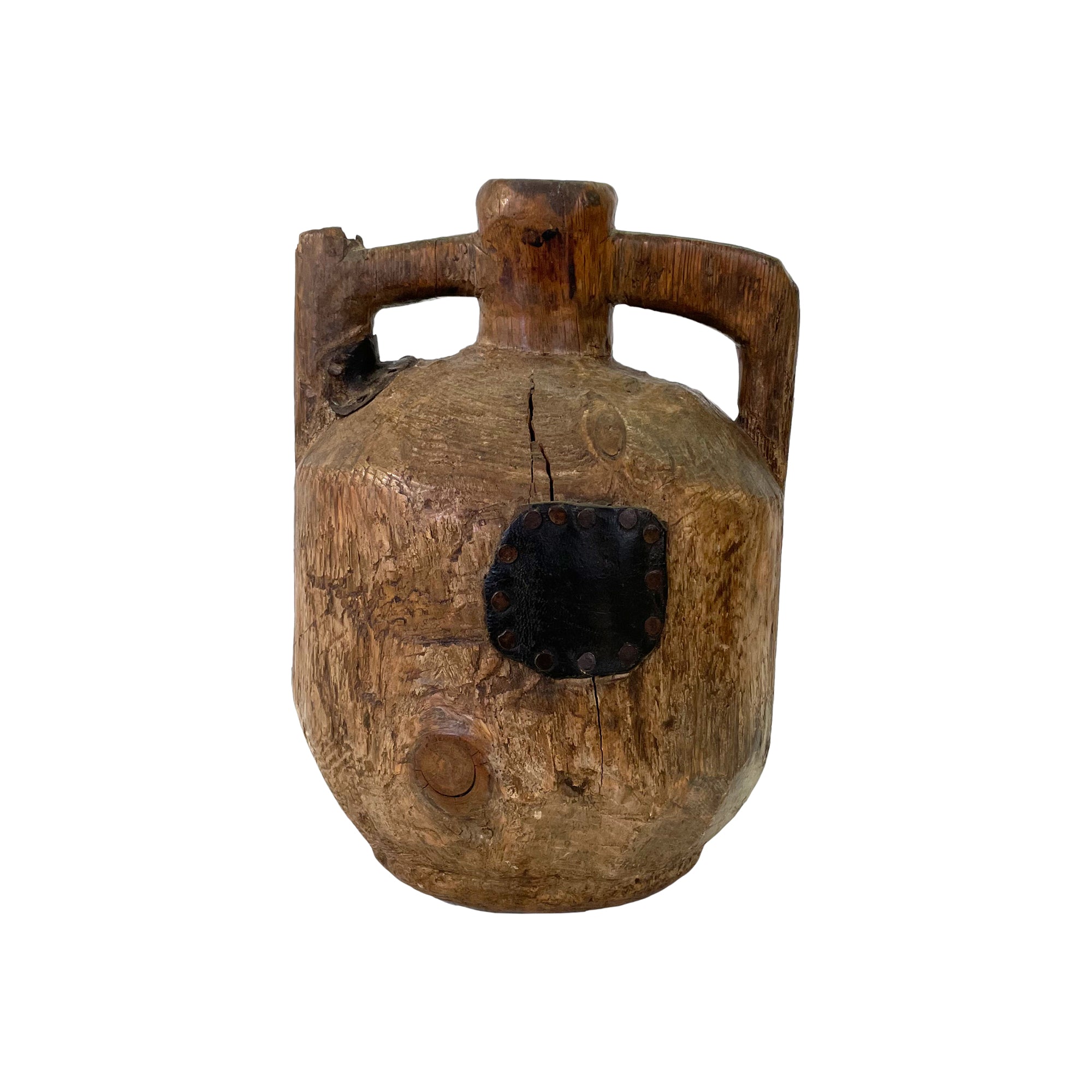 French 19th Century Wood Oil Jug