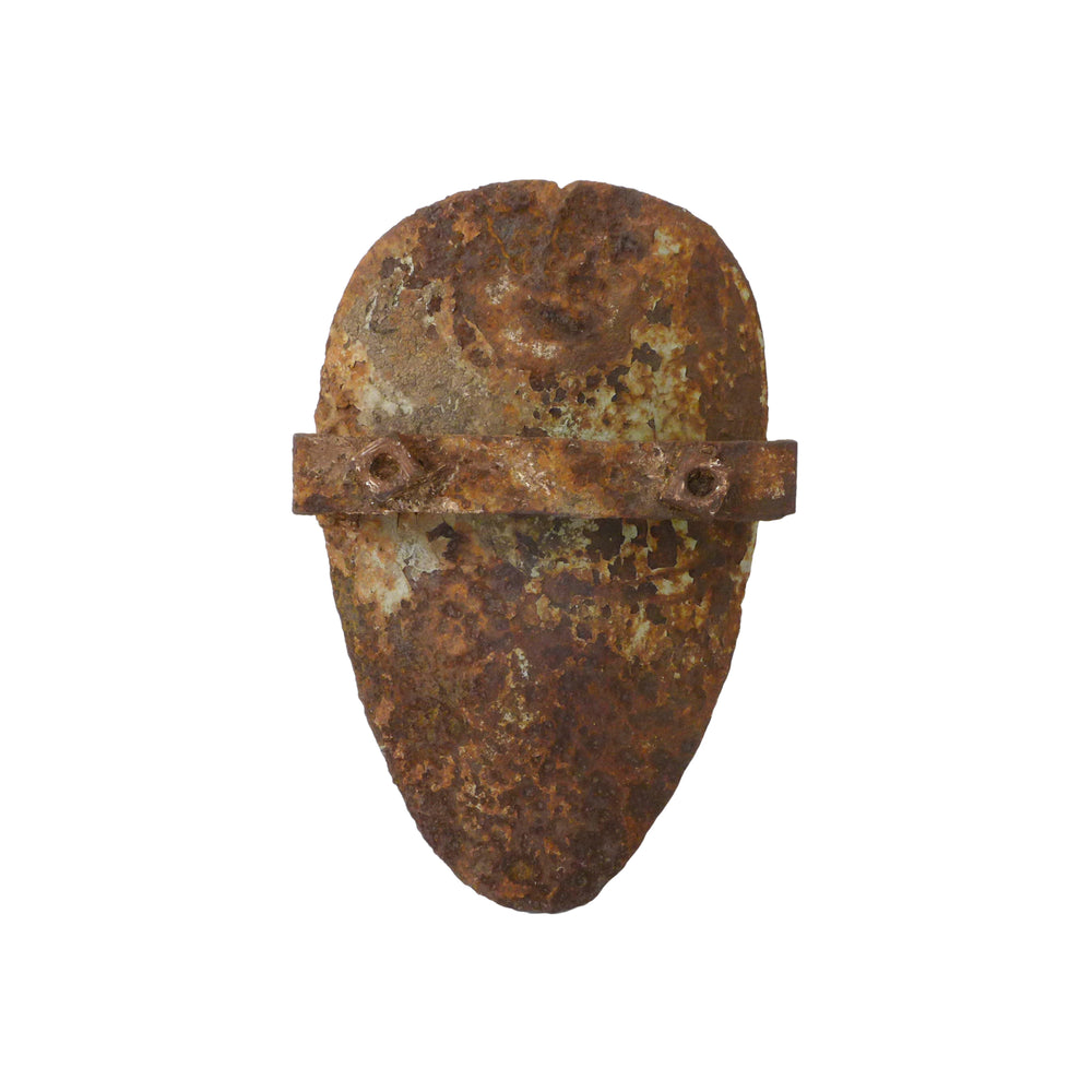 Industrial Fragment Mask Sculpture