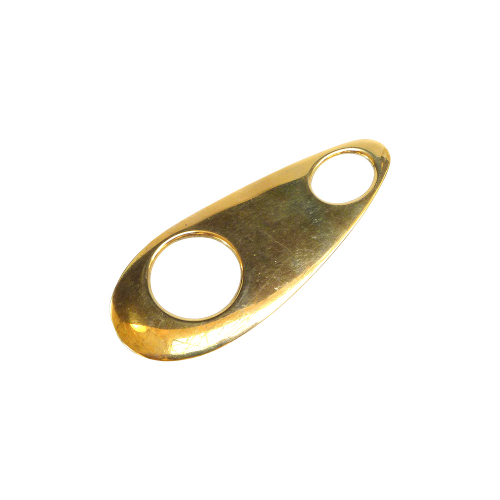 Italian Gold-Plated Sterling Belt Loop Buckle by Gucci