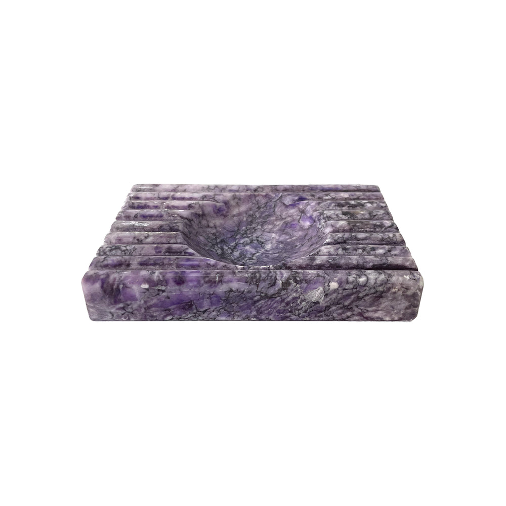 Italian Purple Alabaster Ashtray