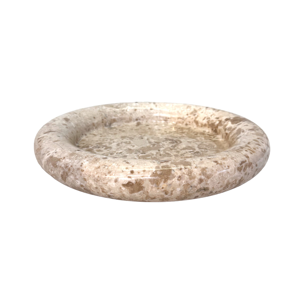 Italian Round Marble Catch-All by Sergio Asti