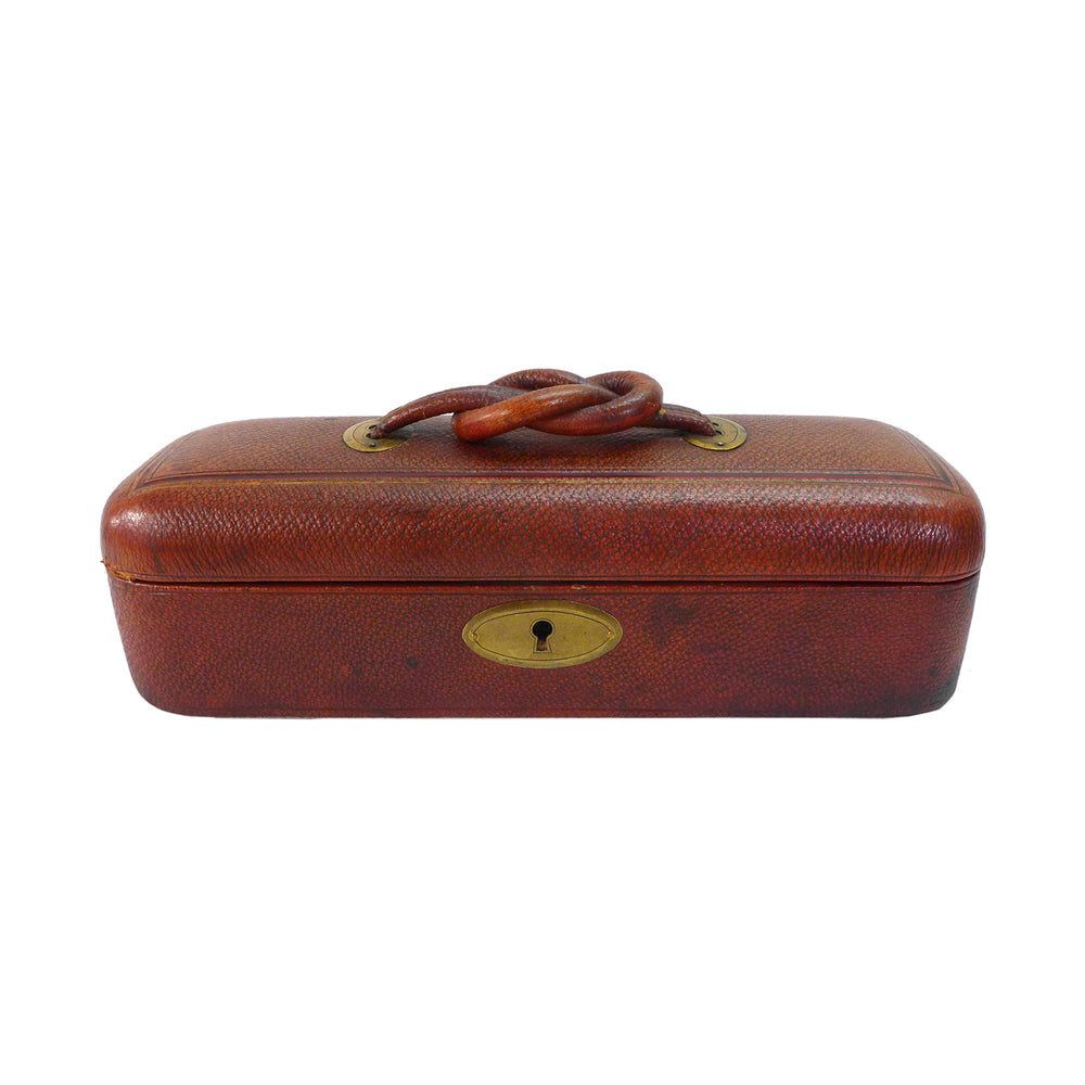 Italian Tooled Leather Box