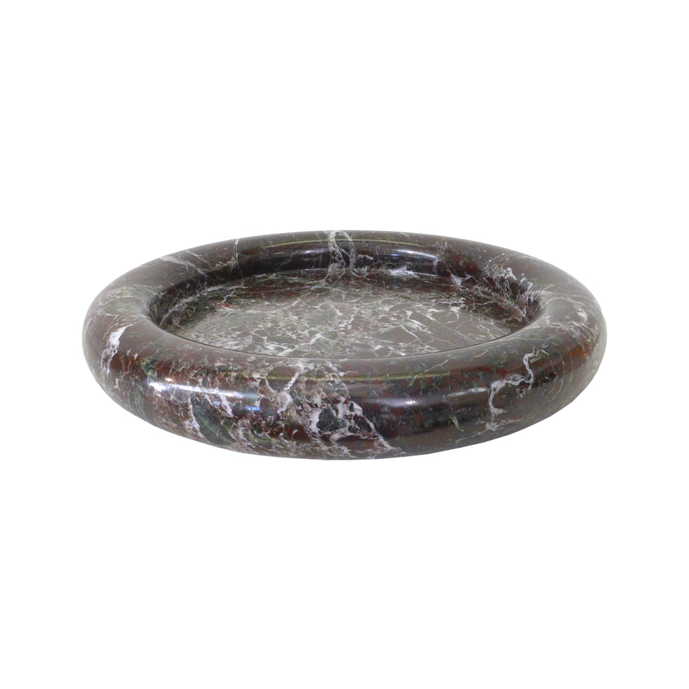 Italian Vintage Dead-Stock Modernist Round Stone Catch-All