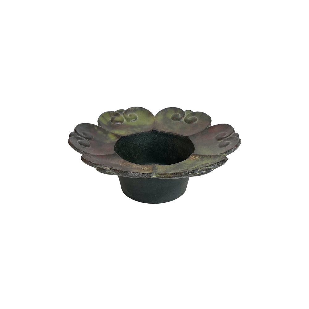 Japanese Bronze Flower Catch-All