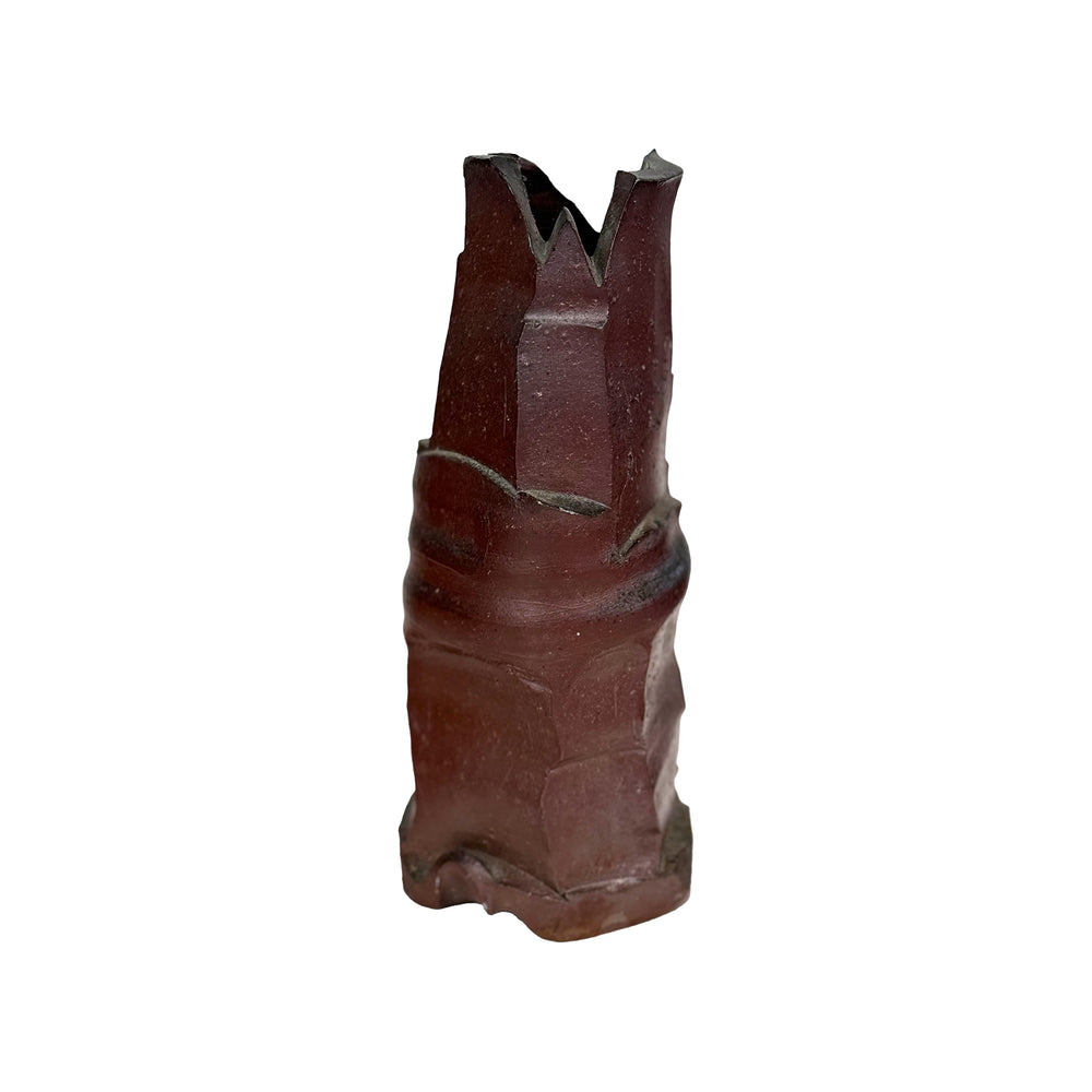 Japanese Brutalist Studio Ceramic Vase