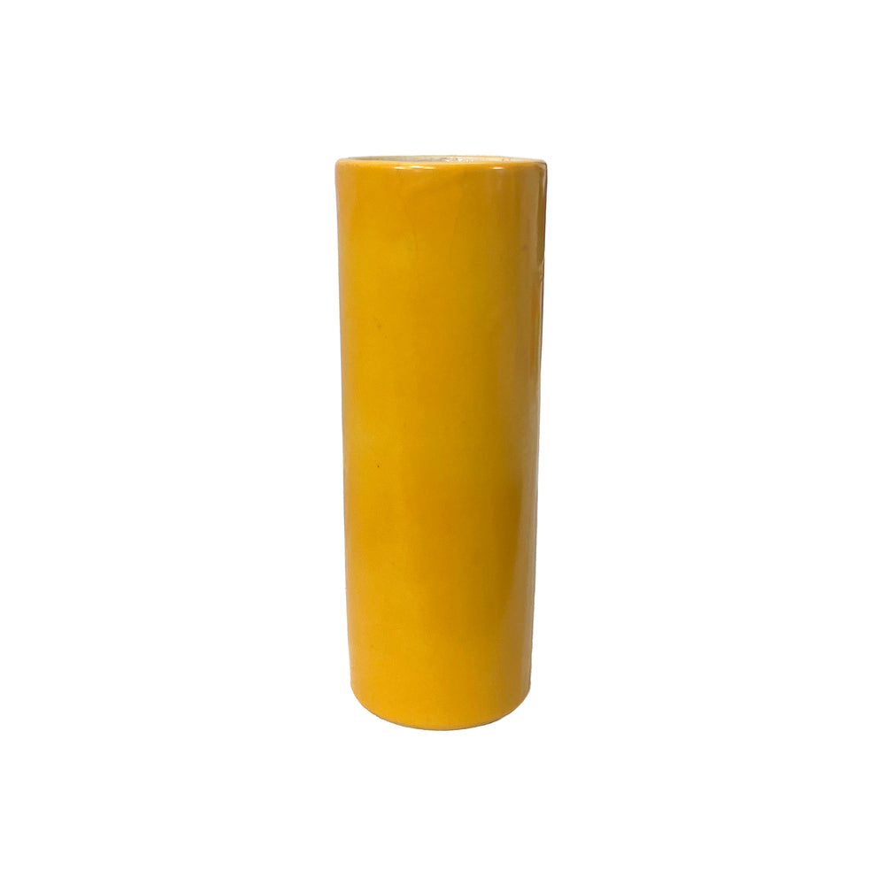 Japanese Cylindrical Ceramic Vase