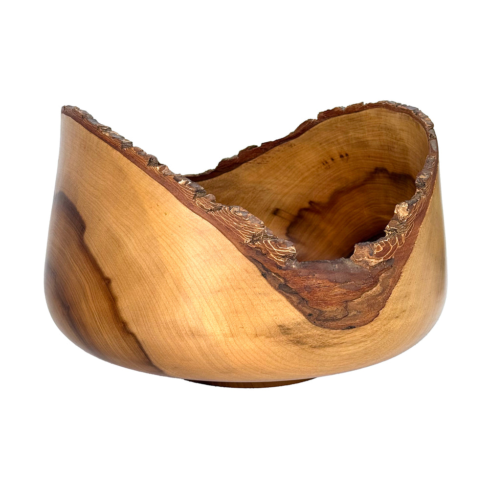 Large Free-Edged Wood Bowl by Howard Lewin Myrtle