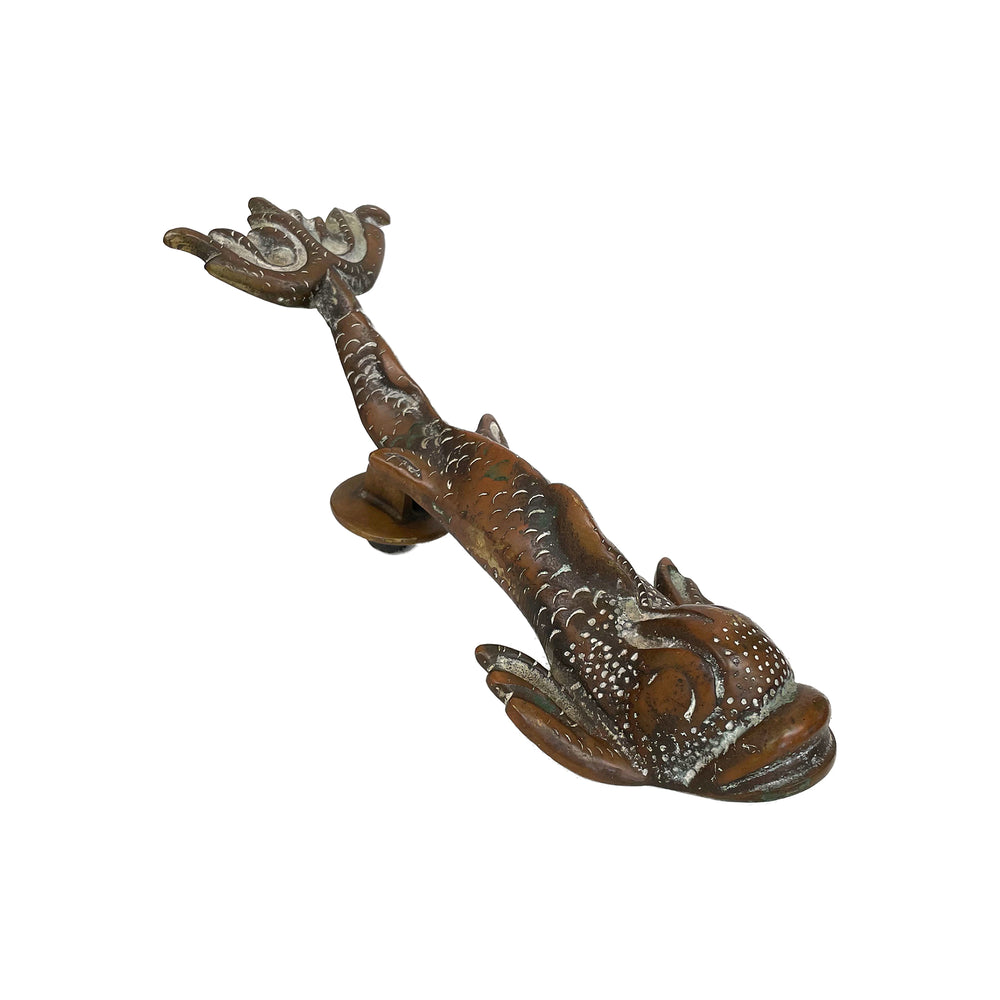 Late 19th Century Bronze Fish Door Knocker