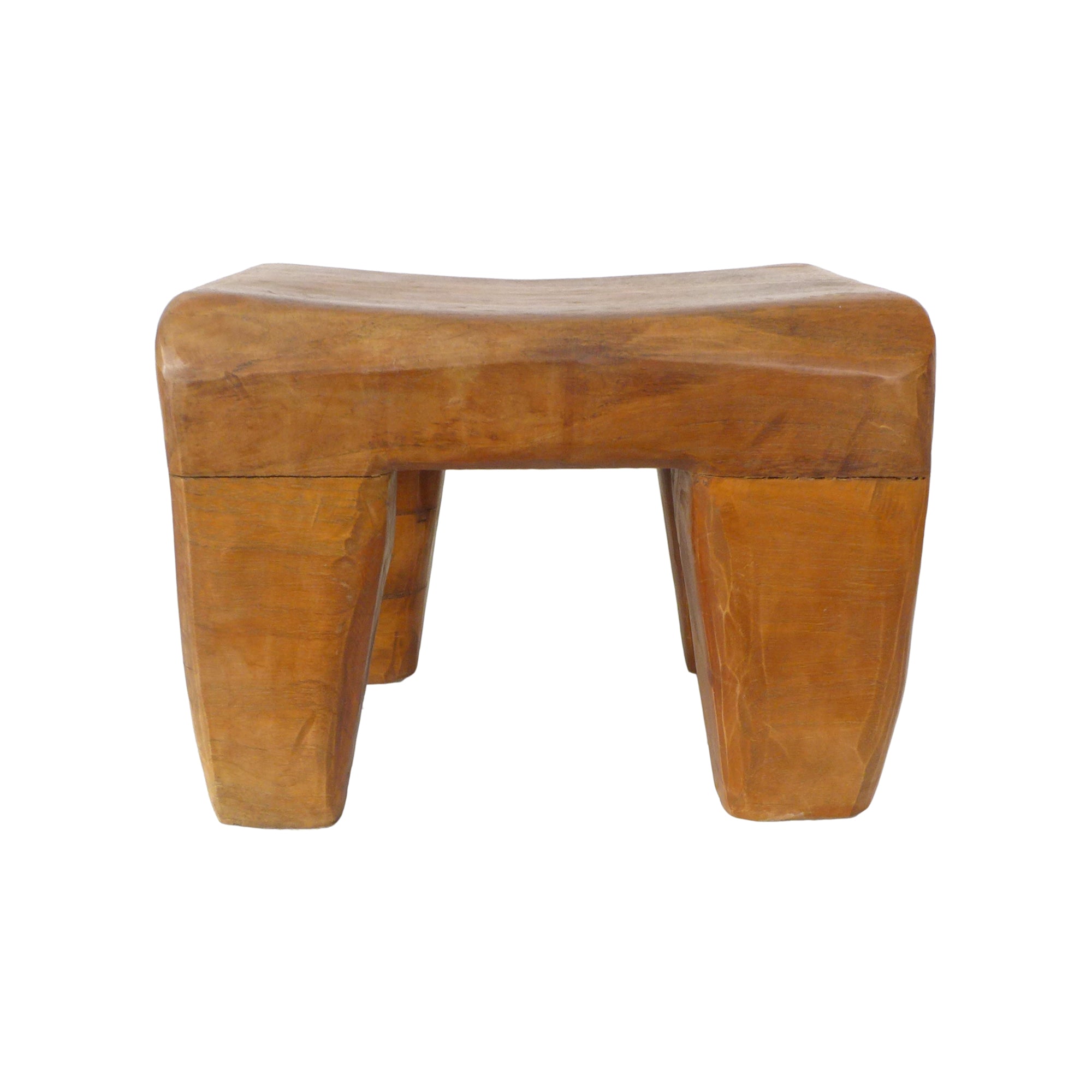 Chunky wood stool