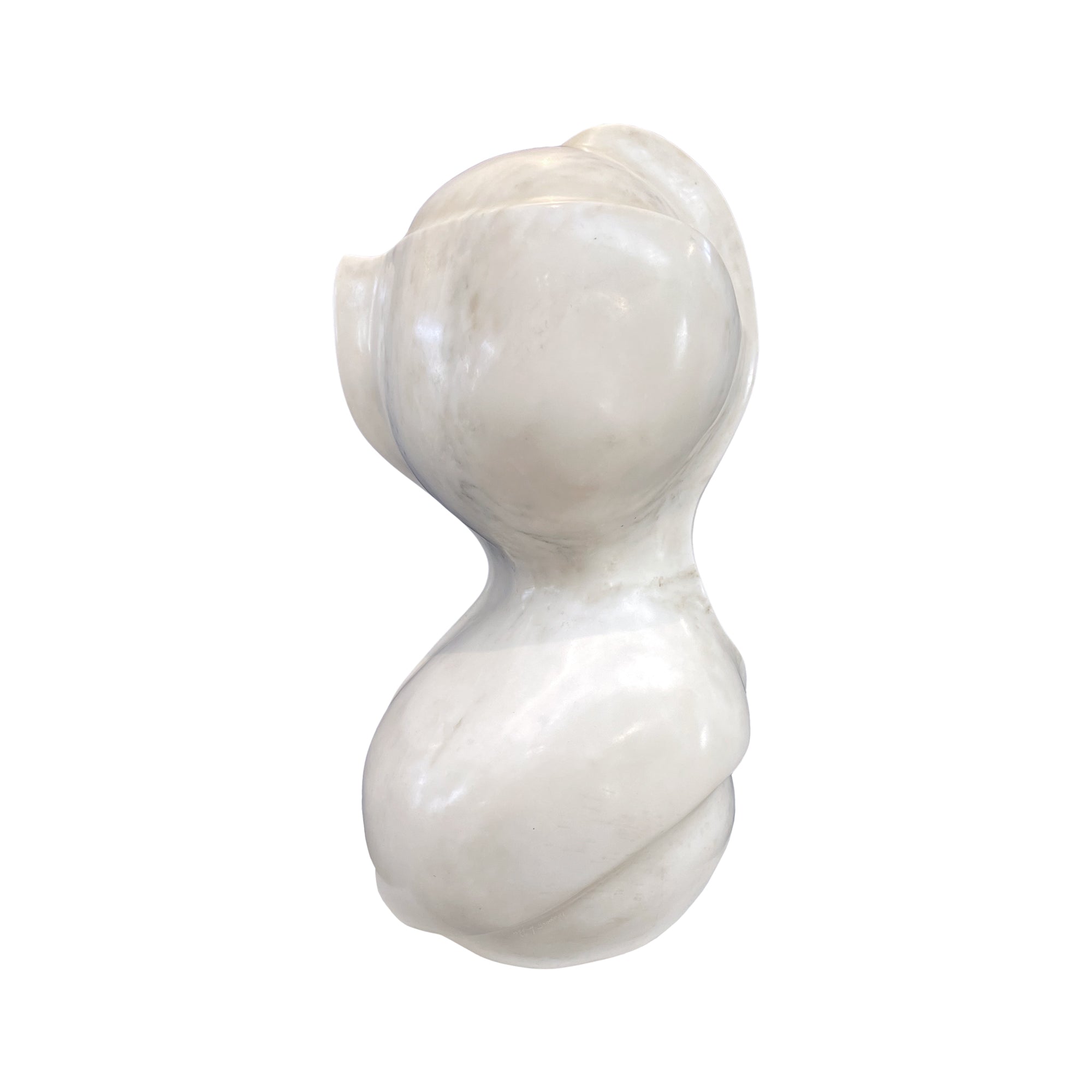 Post Modern Abstract Carved Marble Sculpture