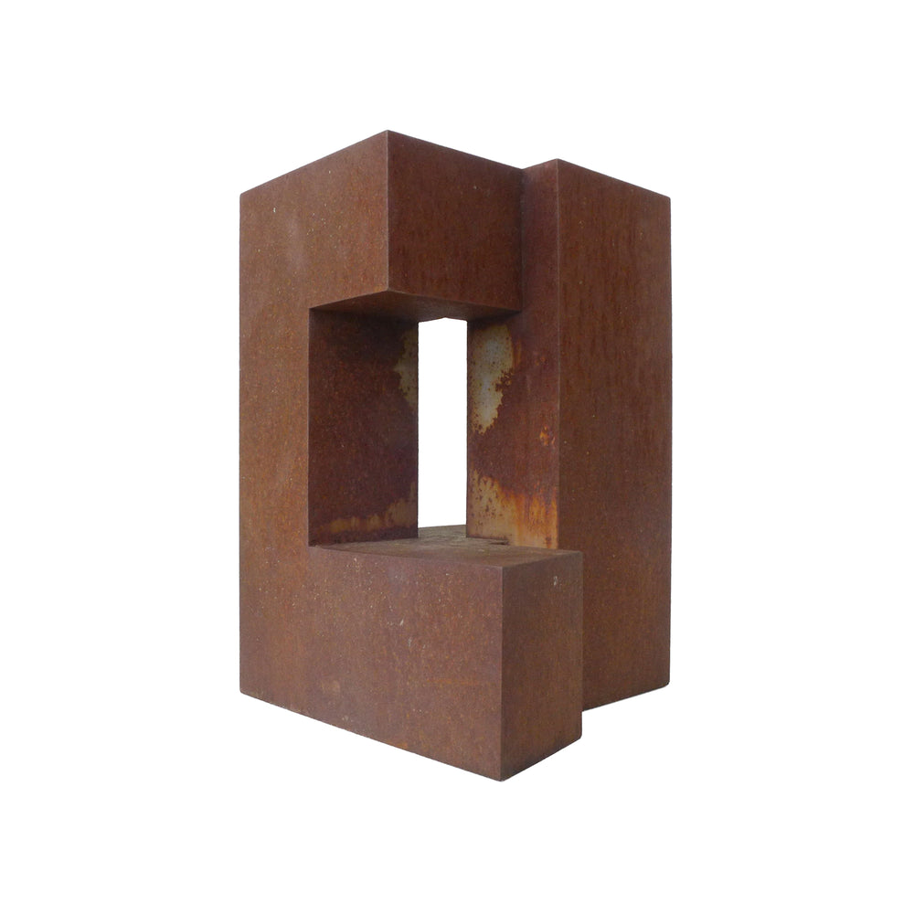 Modernist Abstract Welded Steel Sculpture