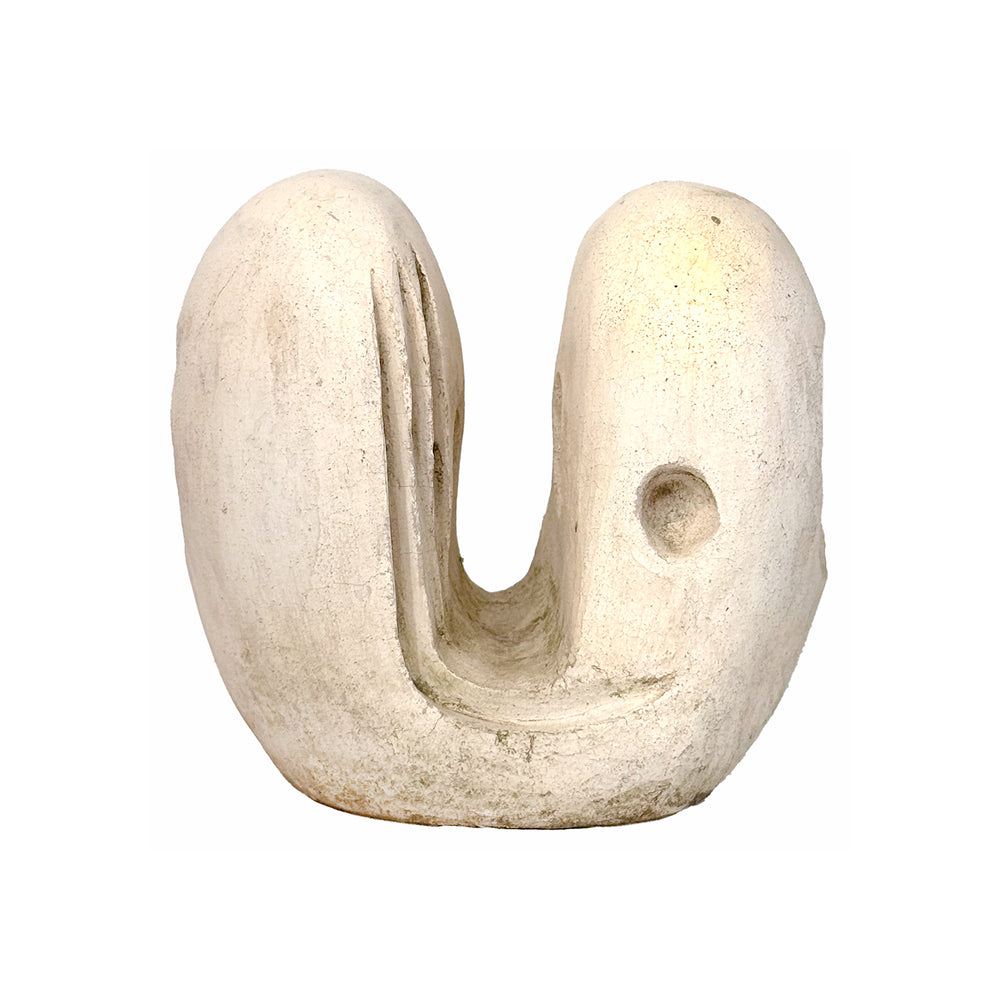 Modernist Plaster Abstract Sculpture