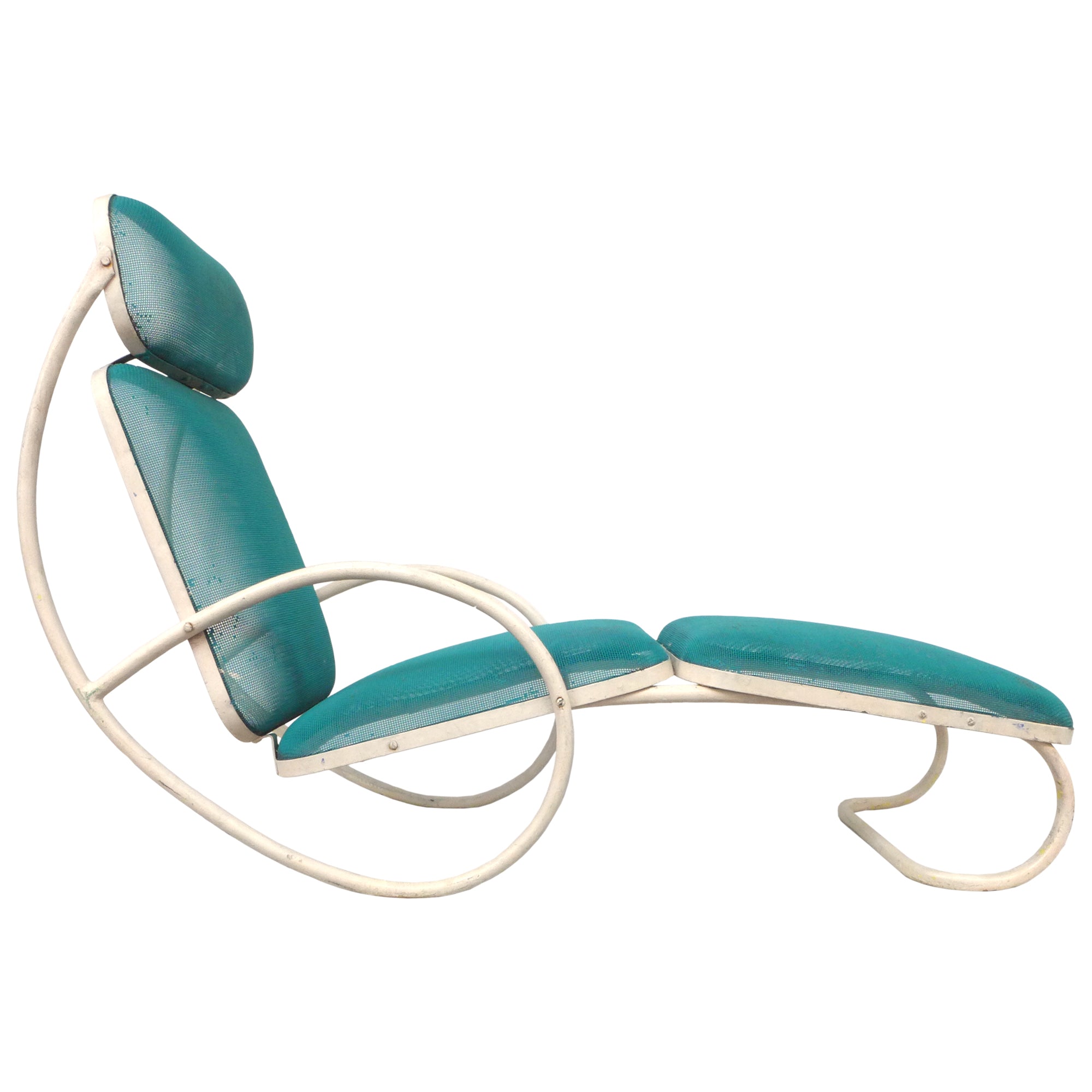 Steel discount chaise lounge