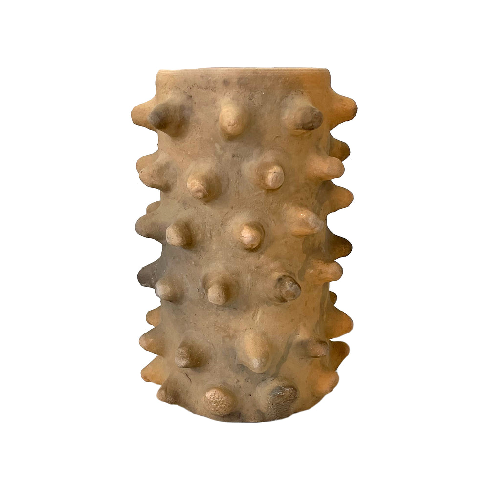 Oaxacan Hand-Built Ceramic Spikes Vase