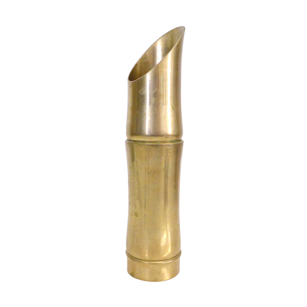 "Bamboo" Brass Vase