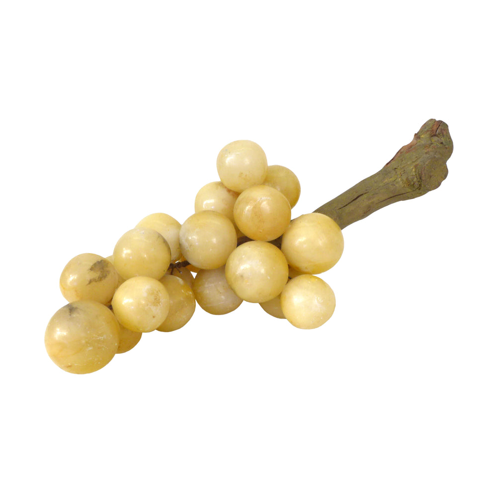 Alabaster & Wood Bunch of Grapes