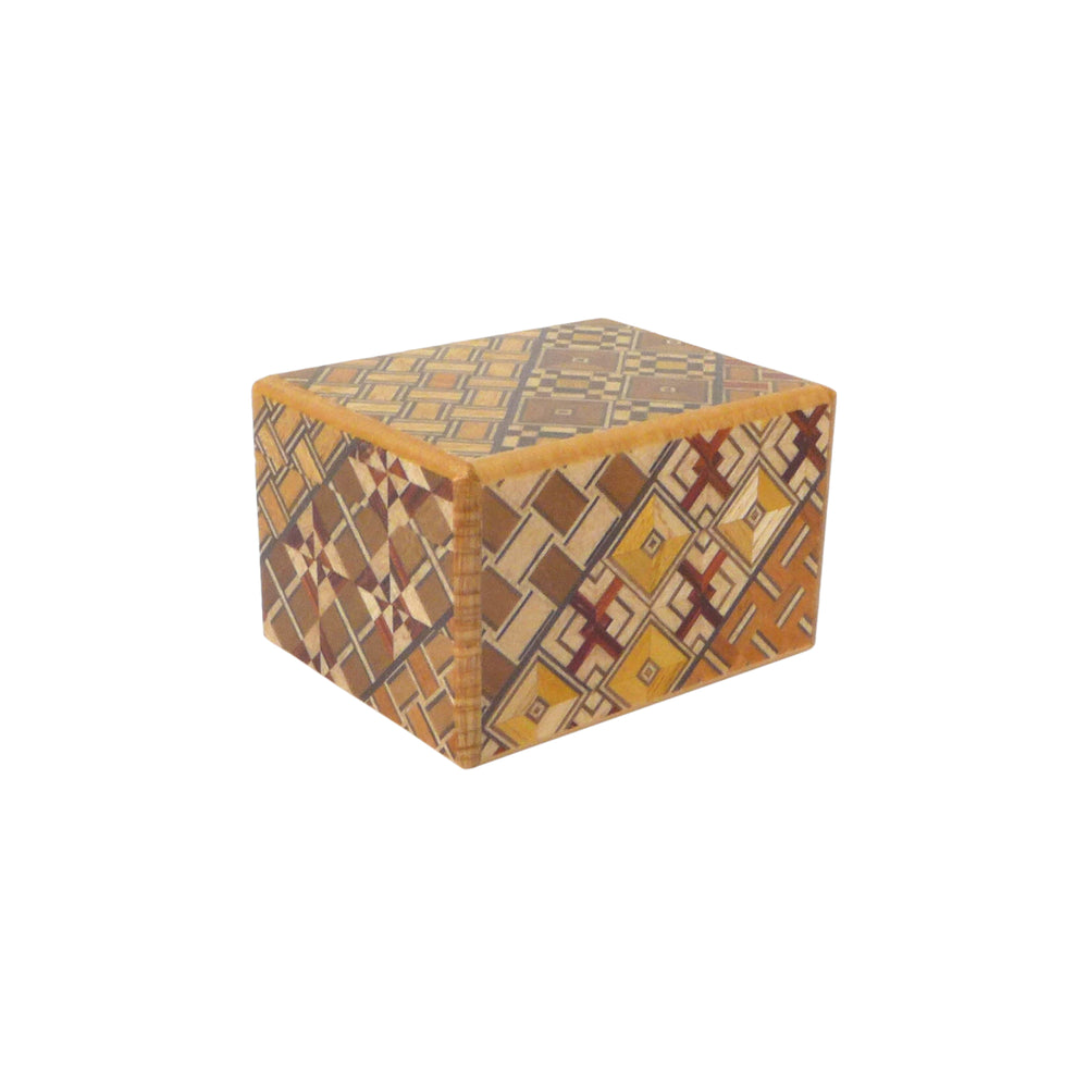 Petite Japanese Marquetry Puzzle Box
