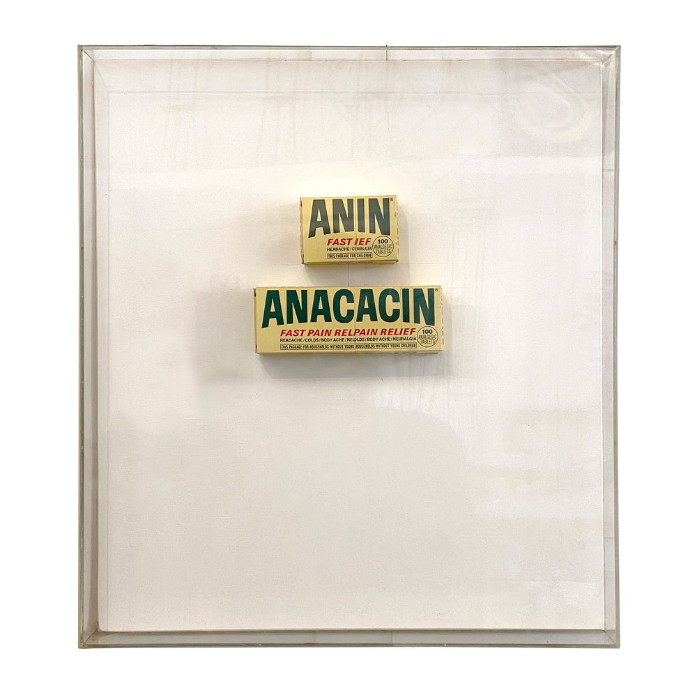 Pop Art Construction "Anacin More and Less" by Hai Knafo
