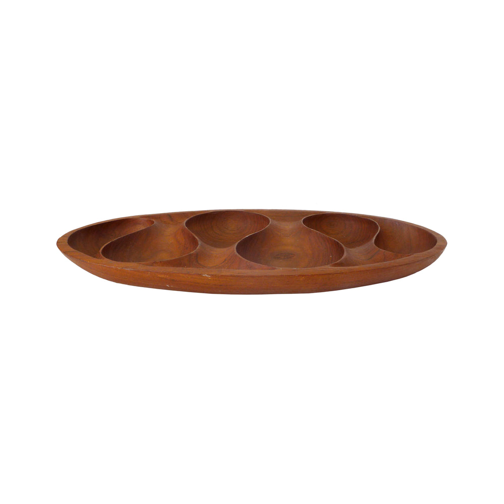 Scandinavian Undulating Wood Catch-All