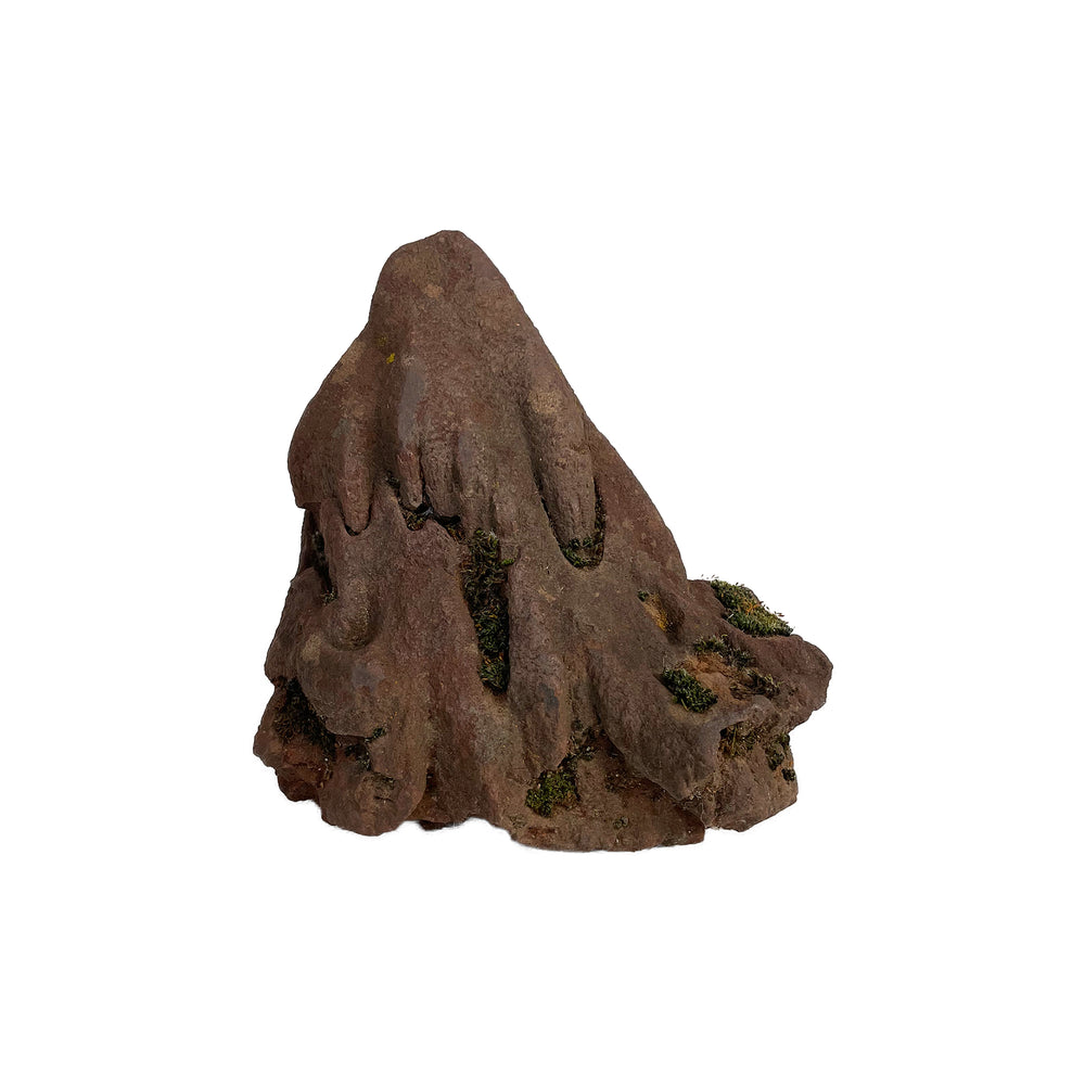 Sculptural Iron Fragment with Moss