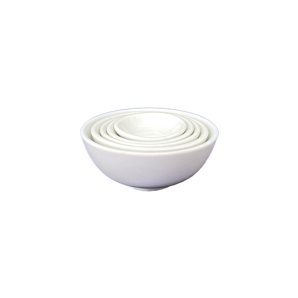 Set of Petite Porcelain Nesting Bowls