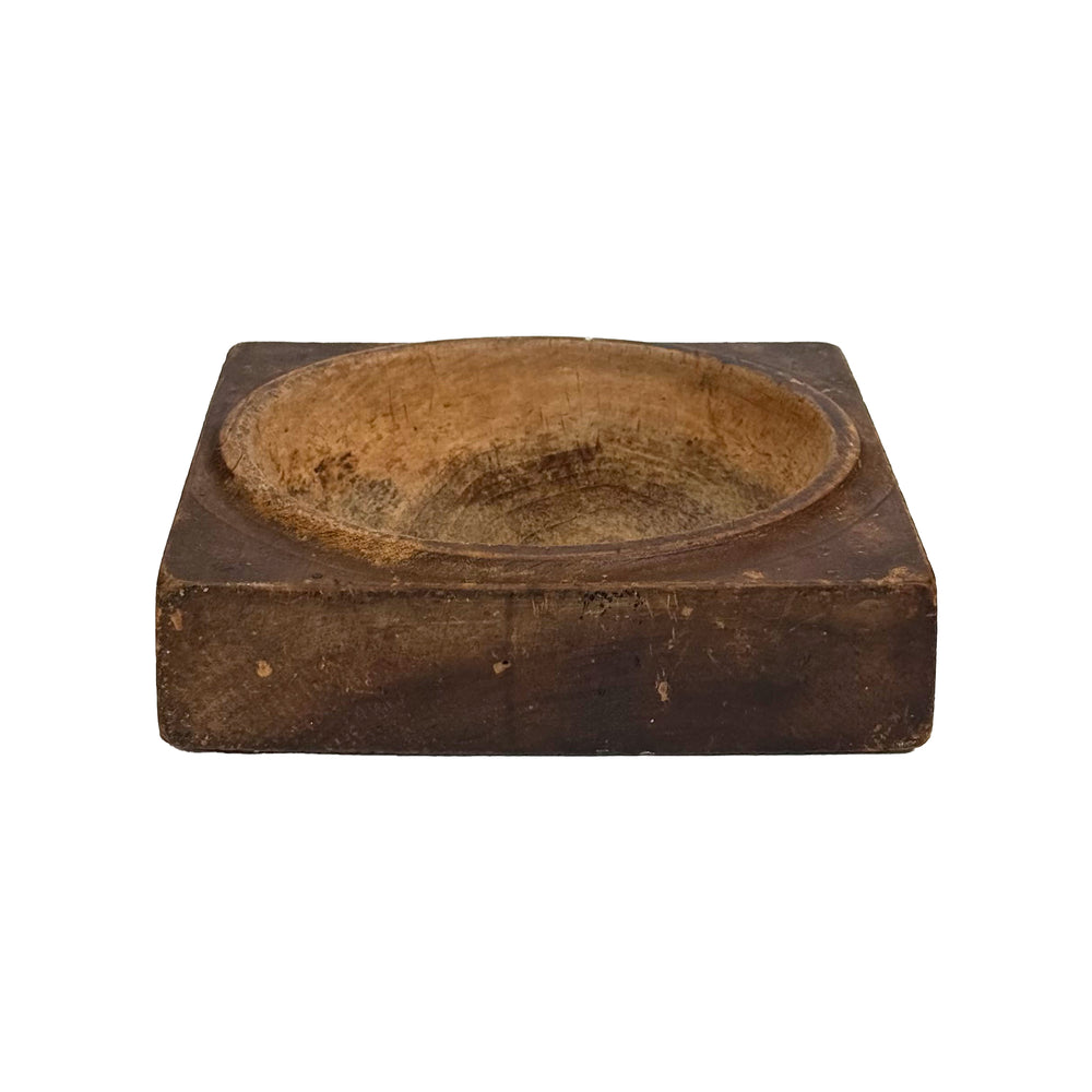 Shaker Carved Wood Catch-All
