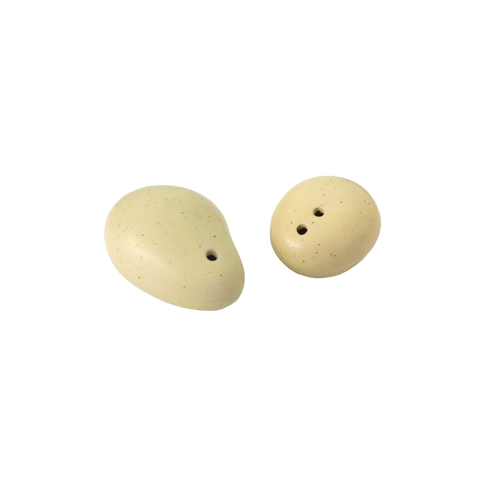 Rock Salt and Pepper Shakers