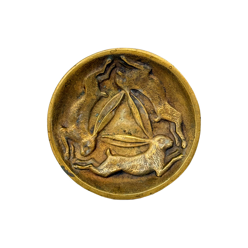 Bronze Three Hares Catch-All