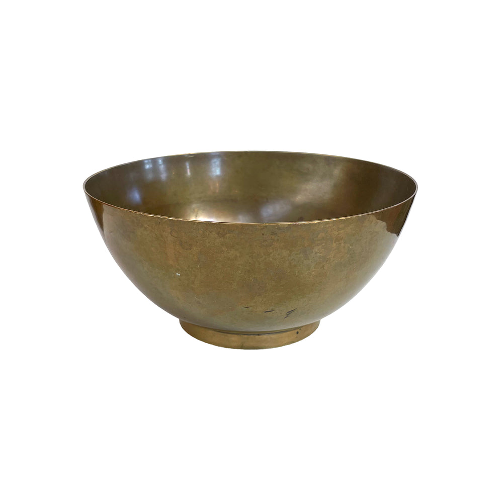 Small Round Footed Brass Bowl or Catch-All