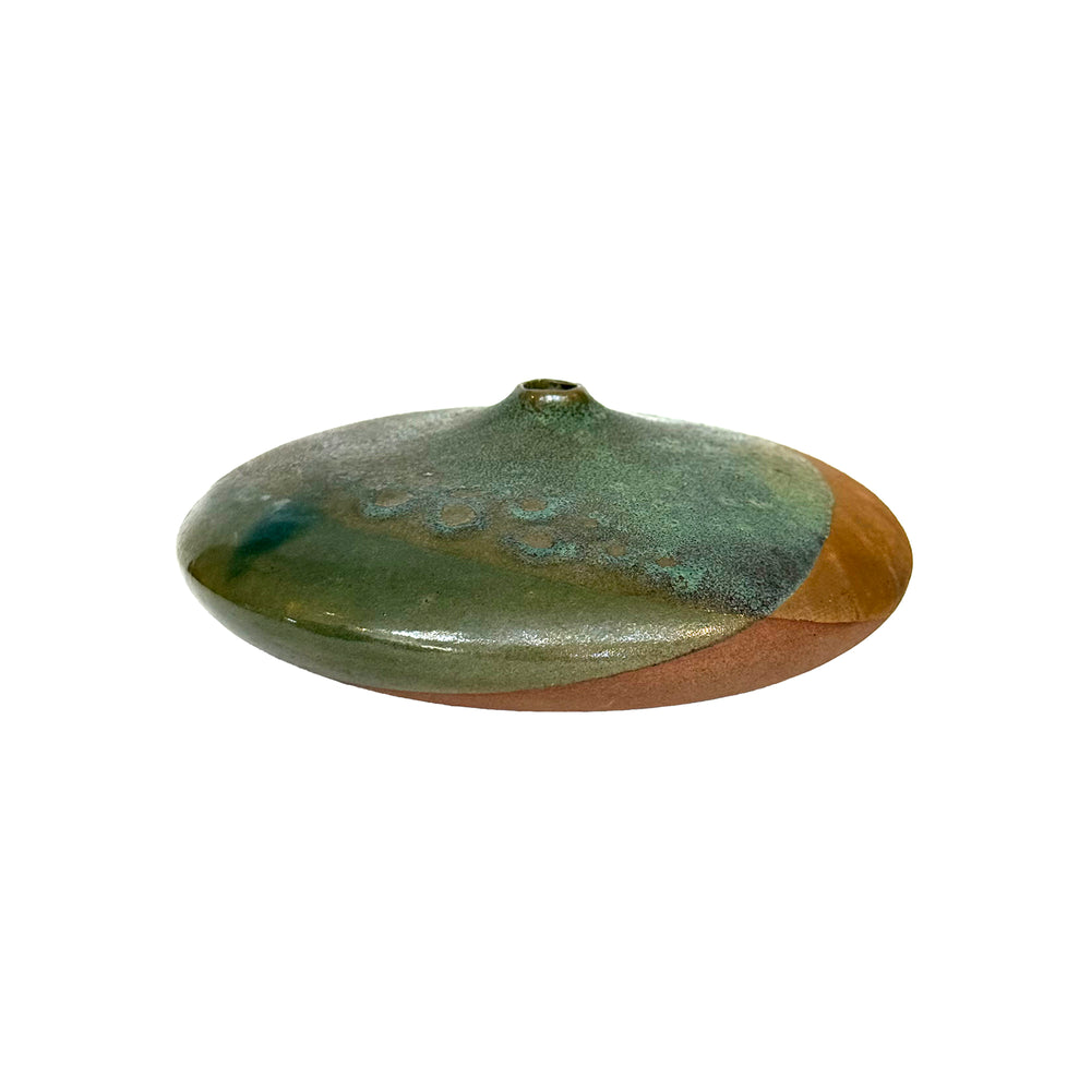 Studio Ceramic Flattened Weedpot