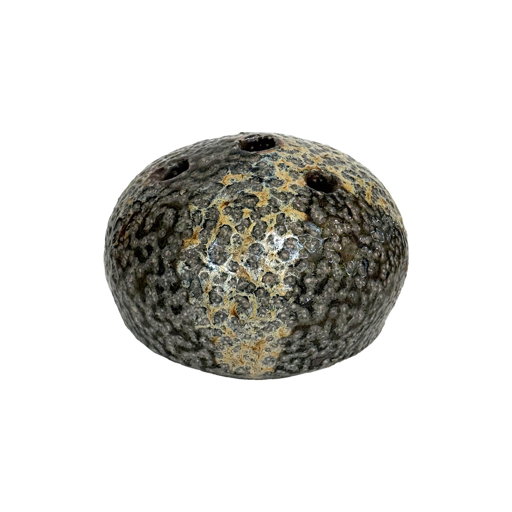 Studio Ceramic Multi-Spout Weedpot with Mottled Glaze