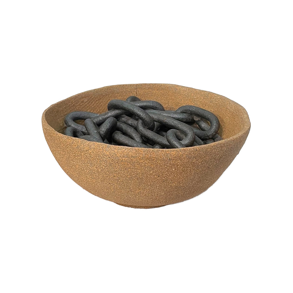 Studio Ceramic Trompe L'Oeil Chain in Bowl