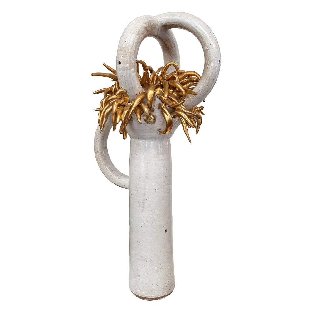 Surrealist Sculptural Studio Ceramic Vase