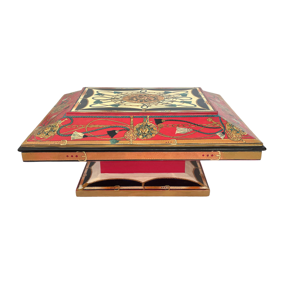 Trompe L'Oeil Asian Hinge-Lidded Box
