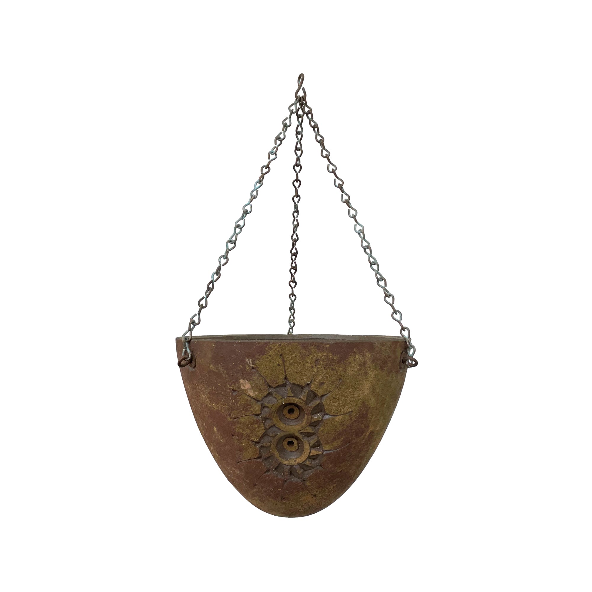 Vintage Ceramic Hanging Planter by Paolo Soleri